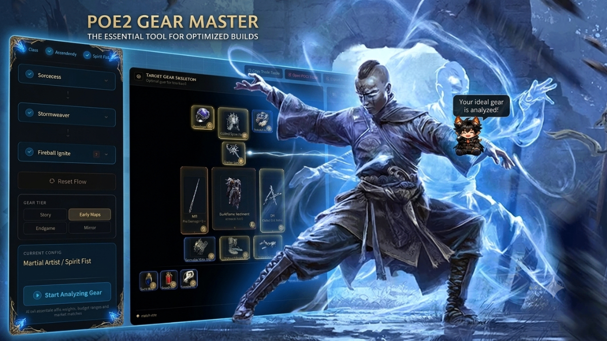 AI Gear Master — Real-time gear analysis for your build