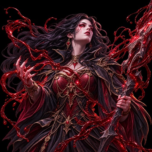 Blood Mage class portrait