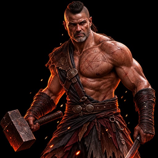 Warrior base class portrait